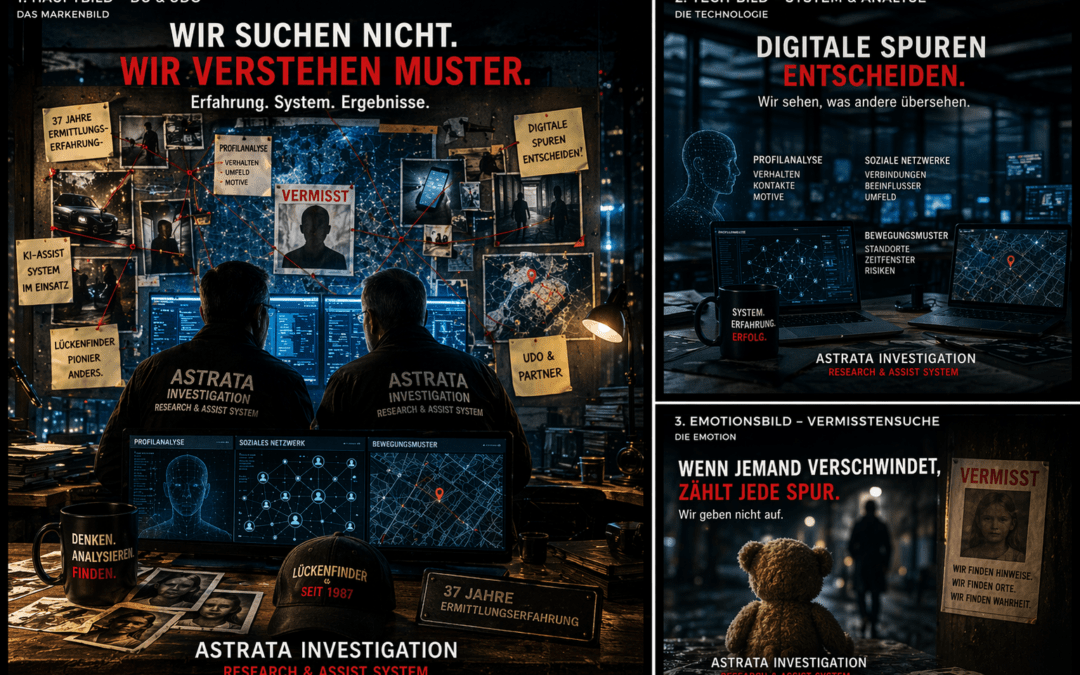 „Vermisstensuche neu gedacht“ Vermisstensuche im Wandel – Warum klassische Detekteien oft scheitern und was heute wirklich funktioniert