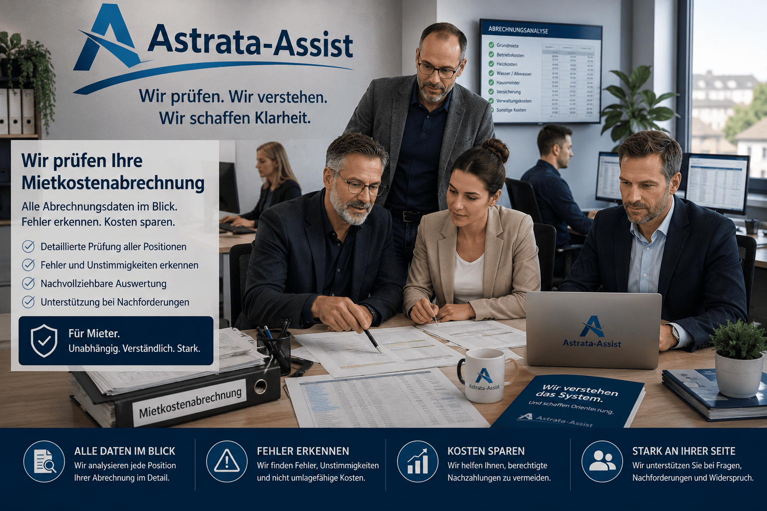 Mietkostenabrechnung prüfen lassen in Minuten mit Astrata Assist