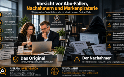 Abo-Fallen, Nachahmer & Markenpiraterie: So schützen Sie sich – und so helfen wir, wenn es schnell gehen muss Abo abgeschlossen – und plötzlich stimmt etwas nicht?